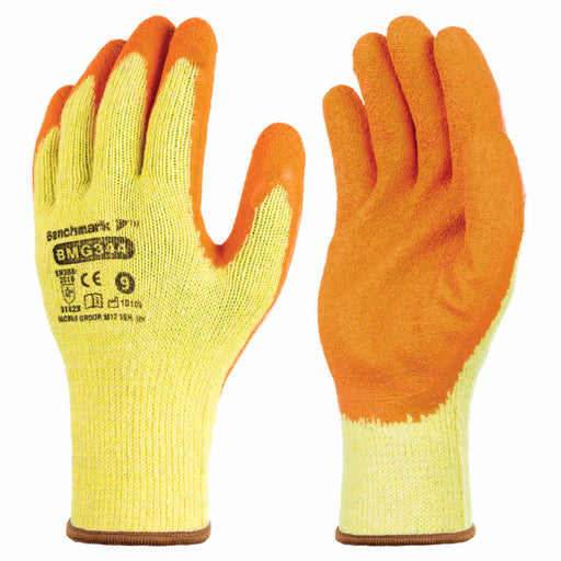 Benchmark BMG 344 Cotton/Crinkle Latex Grip Gloves