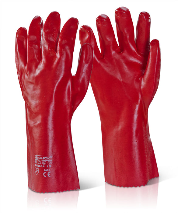 Beeswift Red PVC Gauntlet 14 Inch
